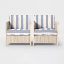 Monroe 2pk Wicker Motion Patio Club Chair Threshold Target Patio Furniture Collection Wicker Patio Furniture Outdoor Wicker Furniture
