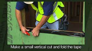 Flashing A Window With Zip System Tape English Youtube
