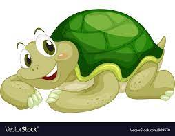 Animated Turtle Vector Image On Vectorstock Cartoon Turtle Cartoon Clip Art Turtle