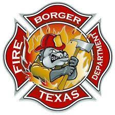 Borger Fire Department Borger Tx Fire Badge Fire Dept Logo Fire Department