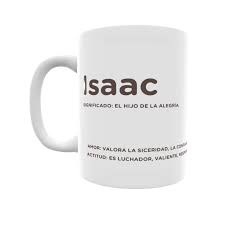 Taza Con El Significado Del Nombre Isaac
