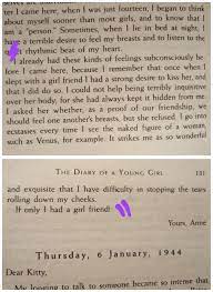 This is from Anne Frank's diary. I literally screamed out loud when I read  it ! Favorite person in all of history!❤💜💙 : r/bisexual
