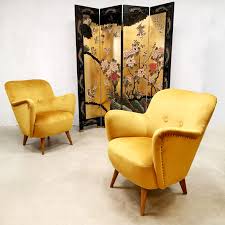 Mid century modern lounge chair ***updated plans available*** follow link! Set Of 2 Midcentury Modern Vintage Velvet Armchairs 105691