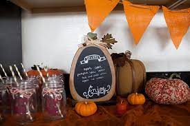 Fall is a great time to hold a baby shower! Fall Themed Baby Shower Party Ideas A Joyfully Mad Kitchen
