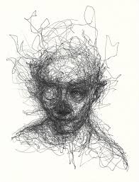 Pihak ketiga seperti headhunter atau agency, konsultan, biro psikologi. Scribbled Portraits Of Brooding Figures By Adam Riches Art Scribble Art Contemporary Abstract Art