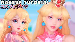 ☆ Princess Peach Cosplay Makeup Tutorial Super Mario ☆ - YouTube