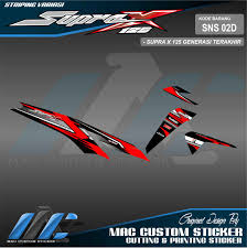Honda supra x125 f1 tahun 2018 kondisi like new berani dibandingkan dengan tahun yang lebih muda. Decal Balap Supra 125 Stiker Motor Supra X 125 Tribal Yellow Grade A Di Lapak Stiker Decal Supra X 125 Full Body Repsol