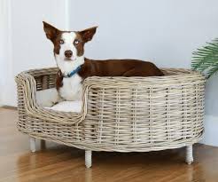 We have large to small dog beds all at cheap prices. Oval Rattan Dog Bed Large With Cushion
