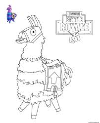 Not just fortnite, but even fortnite coloring pages are taking the world by storm. Llama Fortnite Coloring Pages Printable