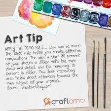 Do You Apply The 70 30 Rule Craftamo Arttips Jointhediscussion Drawing Tip Eco Friendly Art Drawings