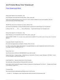 There are two types of credit cards for you to make money with, rewards cards and cash back cards. Blank Money Order Paper