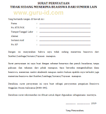 Contoh surat pernyataan di atas harus ditulis ulang menggunakan komputer, ditempel materai seharga rp6000 dan dibubuhi tanda tangan sesuai prosedur pendaftaran cpns di kemdikbud. Surat Pernyataan Tidak Sedang Memperoleh Bantuan Pendidikan Dari Instansi Lembaga Lain Info Pendidikan Terbaru