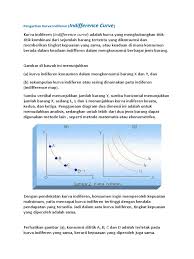 Berikut ini akan ditampilkan beberapa soal uraian atau essay dan pembahasan. Pengertian Kurva Indiferen Pdf