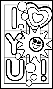 I love you daddy printable coloring pages. I Love You Daddy Coloring Pages Coloring4free Coloring4free Com