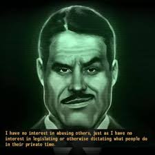 Credit to u/naptime2019 for the Chad house quote : r/FalloutMemes