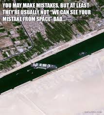 One of the biggest container ships in the world getting stuck in a narrow waterway in the suez canal has given plenty of material. Rfakmeleemrdxm