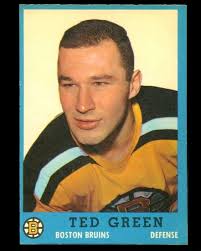 Ted Green's 1962-63 Topps Hockey Card and Boston Bruins Memories
