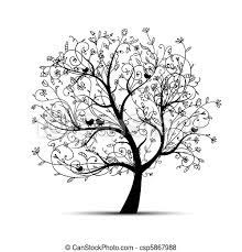 Le classiche lanterne nere per rendere rustico con fascino unico qualsiasi ambiente. Albero Nero Tuo Arte Disegno Bello Silhouette Canstock
