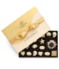 Das weiße band, eine deutsche kindergeschichte (literally, the white ribbon, a german children's story) darkly depicts society and family in a northern german village just before world war i and, according to haneke, is about the roots of evil. Godiva Chocolatier 22 Piece All White Chocolate Gold Ribbon Gift Box Dillard S