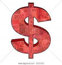 What does the canadian dollar symbol look like. Canadian Dollar Symbol Image Photo Free Trial Bigstock