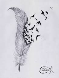 Birds Of The Same Feather Flock Together Meaning In Tagalog My Next One Phoenix Feather Tattoos Feather With Birds Tattoo Feather Tattoo Design