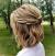 Half Up Half Down Wedding Hairstyles For Short Length Hair