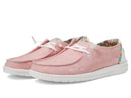 Hey Dude Wendy Boho Slip-on Casual Shoes in Pink | Lyst