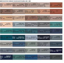 Full Bmc Paint Colours Part 1 Paint Code Paint Colors Chart
