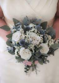 Dusty Blue Bouquet Blue And Gray Bouquet Blue Bouquet Etsy Dried Flower Bouquet Wedding Flower Bouquet Wedding Dried Flower Bouquet