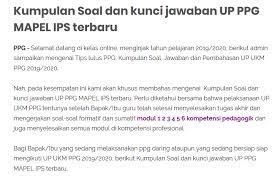 The sentence that best completes the blank space is ……. Kumpulan Soal Dan Kunci Jawaban Up Ppg Mapel Ips Terbaru Ilmu Sosial Belajar Guru