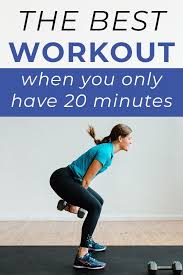 20 minute full body hiit workout for