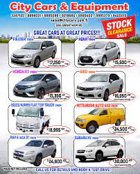 Autocraft japan ltd has a large number of high quality japanese used cars for sale in japan and all over the word, with very average price to suit your budget. City Cars Fiji Stock Clearance Sale Great Cars At Facebook