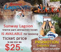 This was my second attempt. Sunway Lagoon Theme Park Ticket From 25 Only Busonlineticket Com