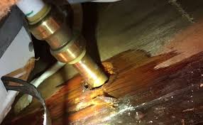 In this video, this old house plumbing and heating contractor richard trethewey explains how to join steel and copper pipes. How To Repair Pinhole Leaks In Copper Pipe Without Soldering Stop Leaks In Copper Pipe