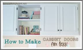 how to make your own cabinet doors