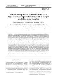 Keri sable & madison monroe star in hot threesome. Pdf Behavioural Patterns Of The Soft Shell Clam Mya Arenaria Implications For Benthic Oxygen And Nitrogen Dynamics