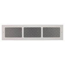 Depending on your system, it may be located on the wall, ceiling, or some return air vents also utilize a filter. Smi Ventilation Products Essex Wall Mount 30 In X 6 In Opening 8 In X 32 In Overall Size Polymer Resin Decorative Return Air Grille White Ewm630 The Home Depot