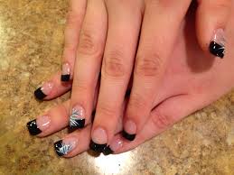Check spelling or type a new query. White French Tip Nails With Flower Design Novocom Top