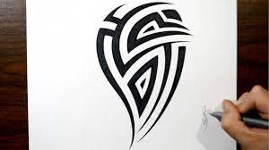 Tribal tattoo designs that are still gorgeous today usually, you'll find more tribal tattoos for men online. How I Draw A Tribal Upper Arm Tattoo Design Youtube