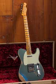 Fender Custom Shop Ltd 59 Heavy Relic Telecaster In Olive Drab 2017 Telecaster Fender American Deluxe Telecaster Telecaster Guitar