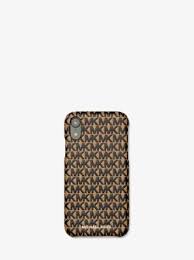Michael kors cellphone case for apple iphone 7 glitter fitted case/skin. Logo Leather Phone Cover For Iphone Xr Michael Kors