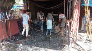 Major Fire Broke Out In Electronic Shop Near Tv Journalist Arnab Goswami S Home In Guwahati Sentinelassam