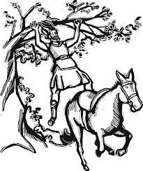 736 x 981 file type: Absalom In The Bible Coloring Pages