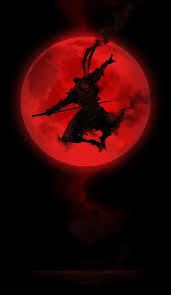 Red Moon Shinobi By Cobaltplasma Deviantart Com On Deviantart Samurai Wallpaper Samurai Artwork Ninja Wallpaper