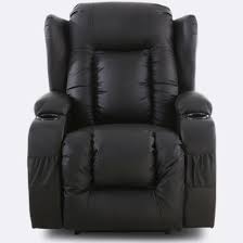 rockingham leather electric recliner chair with massage and heat in black recliner chair electric recliners cheap dining room chairs