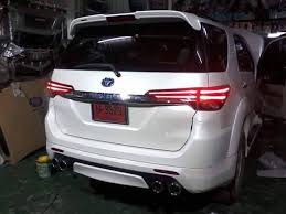 Styling Kit Rear Converts Existing Toyota Fortuner To 2016 Toyota Fortuner Toyota Body Kit Toyota Fortuner 2016