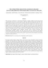 Dear readers, perawat (bahasa inggris: Http Ejournal Unikama Ac Id Index Php Jpm Article Download 1425 1106