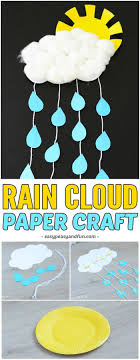 Preschoolers or kids between the ages of two and five are in the threshold years of their lives. Rain Cloud Paper Craft With A Paper Plate Sun Easy Peasy And Fun