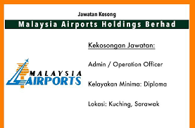 Kekosongan di sektor kerajaan 2016, swasta, awam dan badan. Jawatan Kosong Terkini Malaysia Airports Holdings Berhad Bintulu Sarawak Jawatan Kosong Terkini