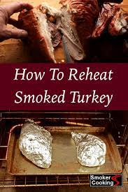 Place turkey breast in 350° oven and heat until warm. Reheating Previously Smoked Turkeys That Are Refrigerated Or Frozen